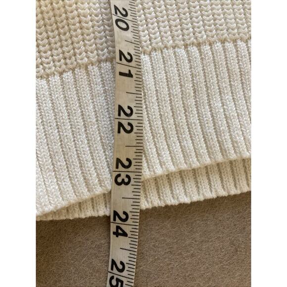 CYNTHIA ROWLEY Cherry Embroidered Sweater Sz S New Ivory Red Crochet Fruit Cute - Picture 6 of 7